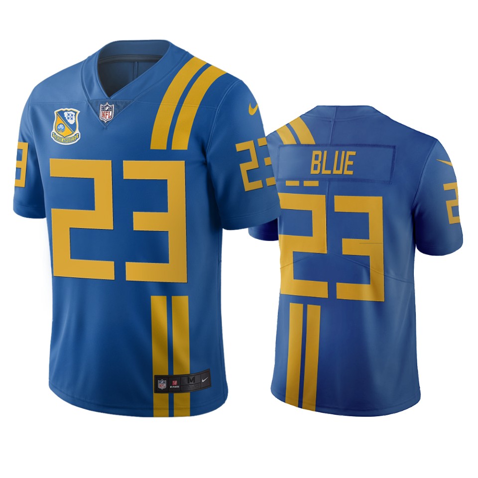 Men Nike Jacksonville Jaguars 23 Alfred Blue Royal Vapor Limited City Edition NFL Jersey